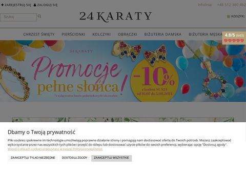 24Karaty.pl - łańcuszki srebrne