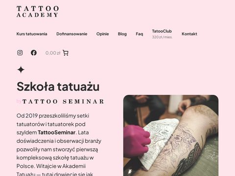 Tattooacademy.pl - kurs tatuaż online