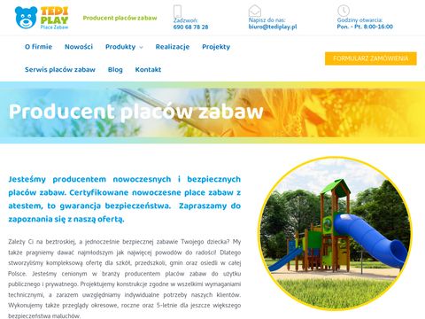 TediPlay.pl - producent placów zabaw